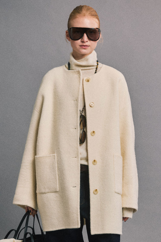 Leading Lady Double-Faced Wool Coat