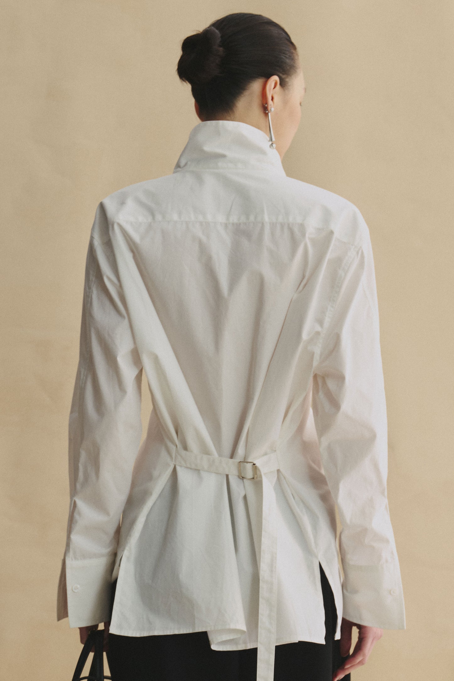 Smart Tailored Stand-Collar Shirt