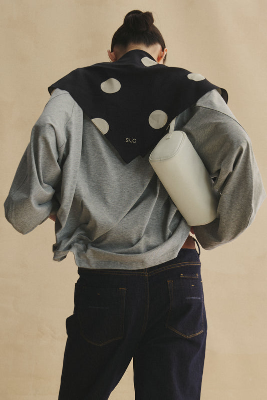 Polka Play Silk Scarf