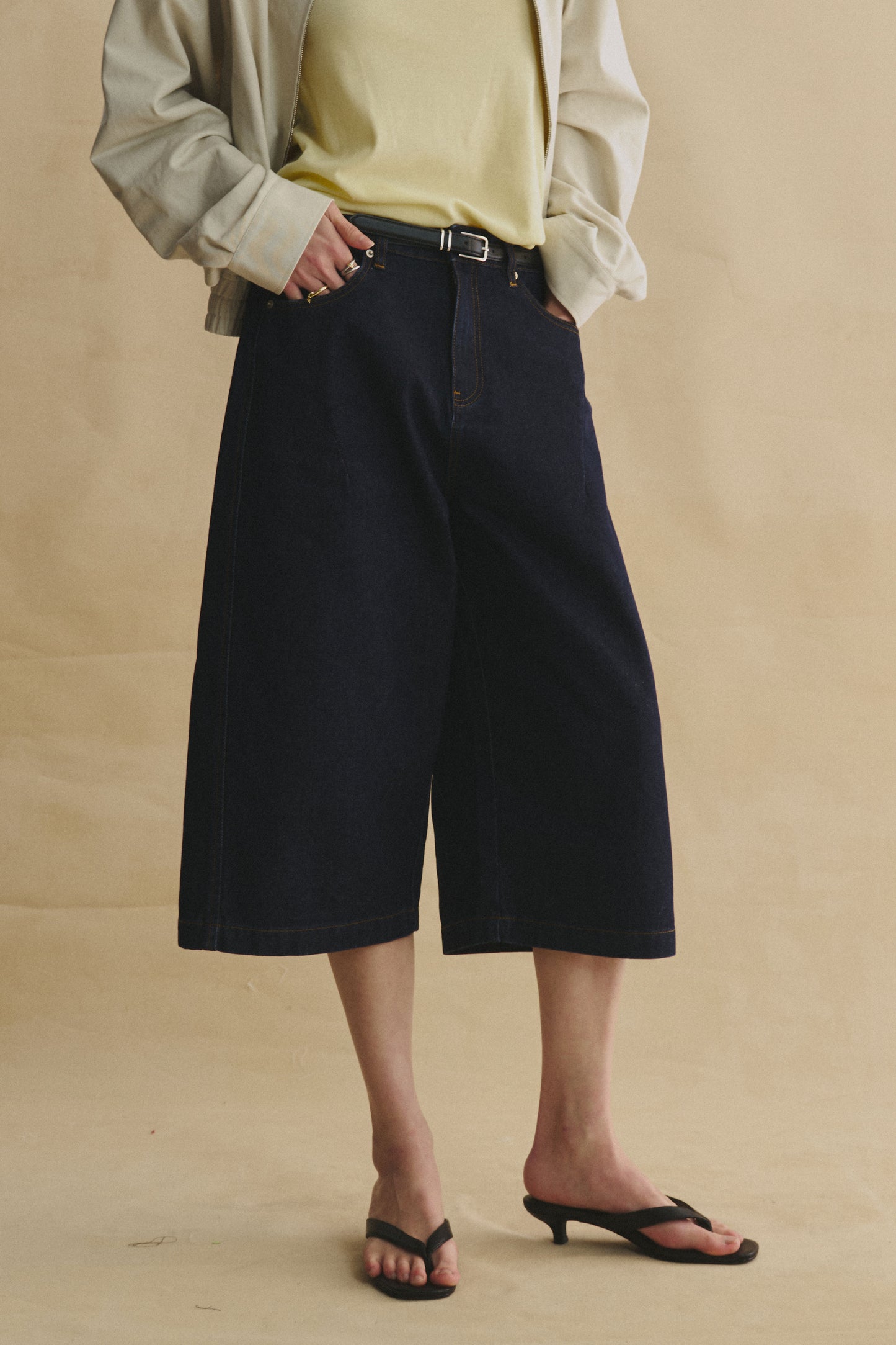 Off-Duty Cropped Denim