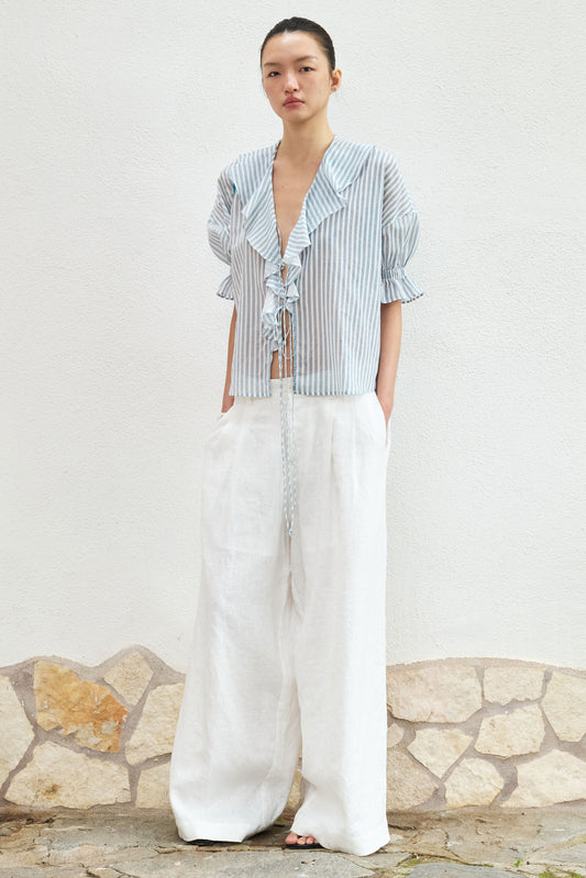 Breeze Island Ruffle Blouse