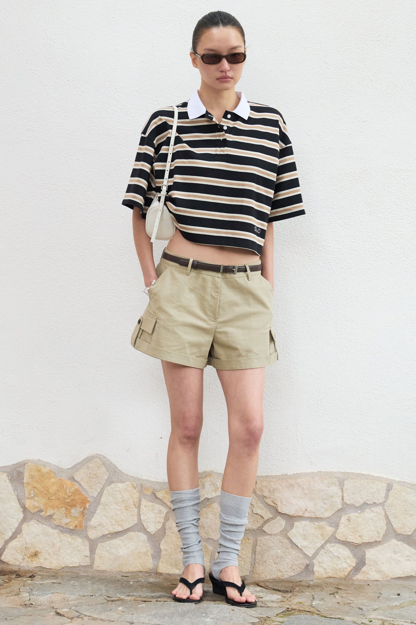 Seine Academy Striped Polo Knit