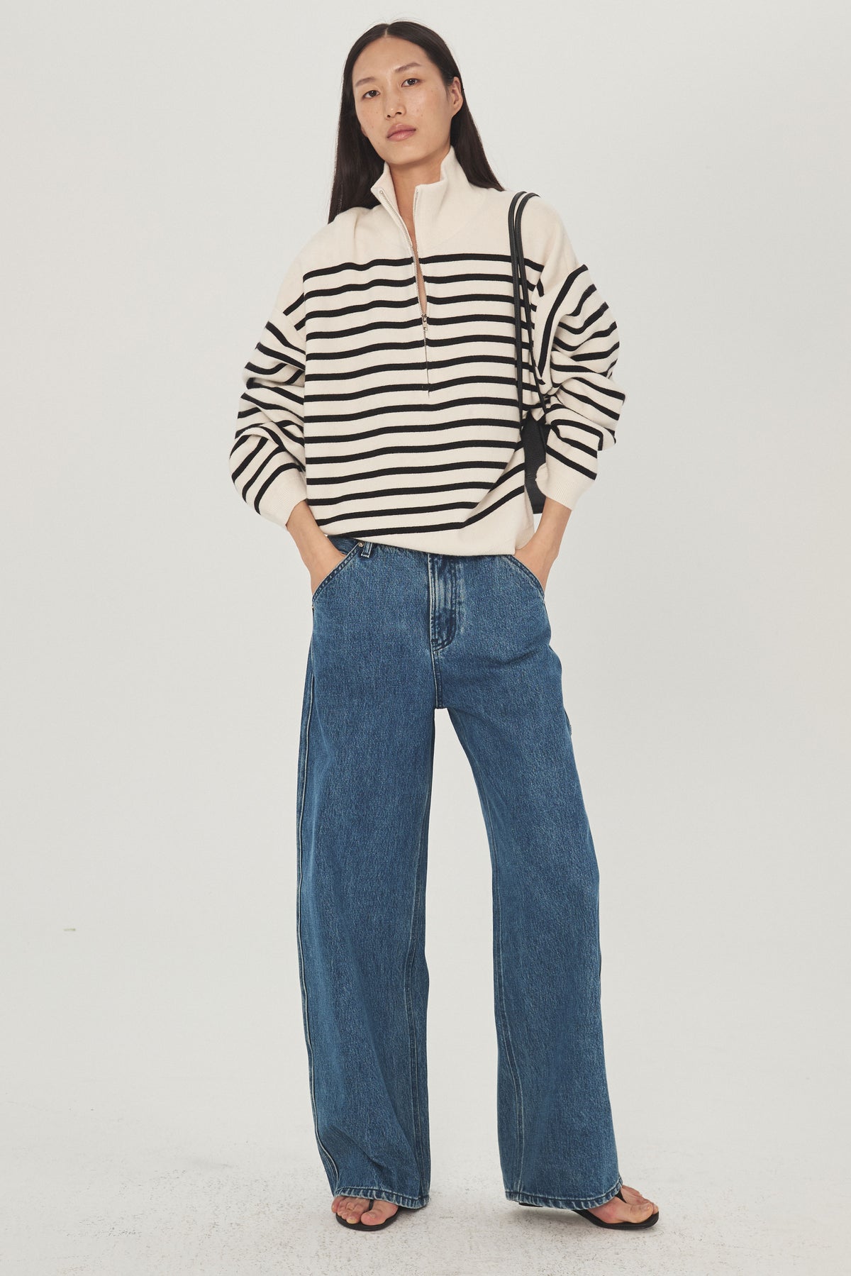 Oxford Gazette Half-Zip Sweater
