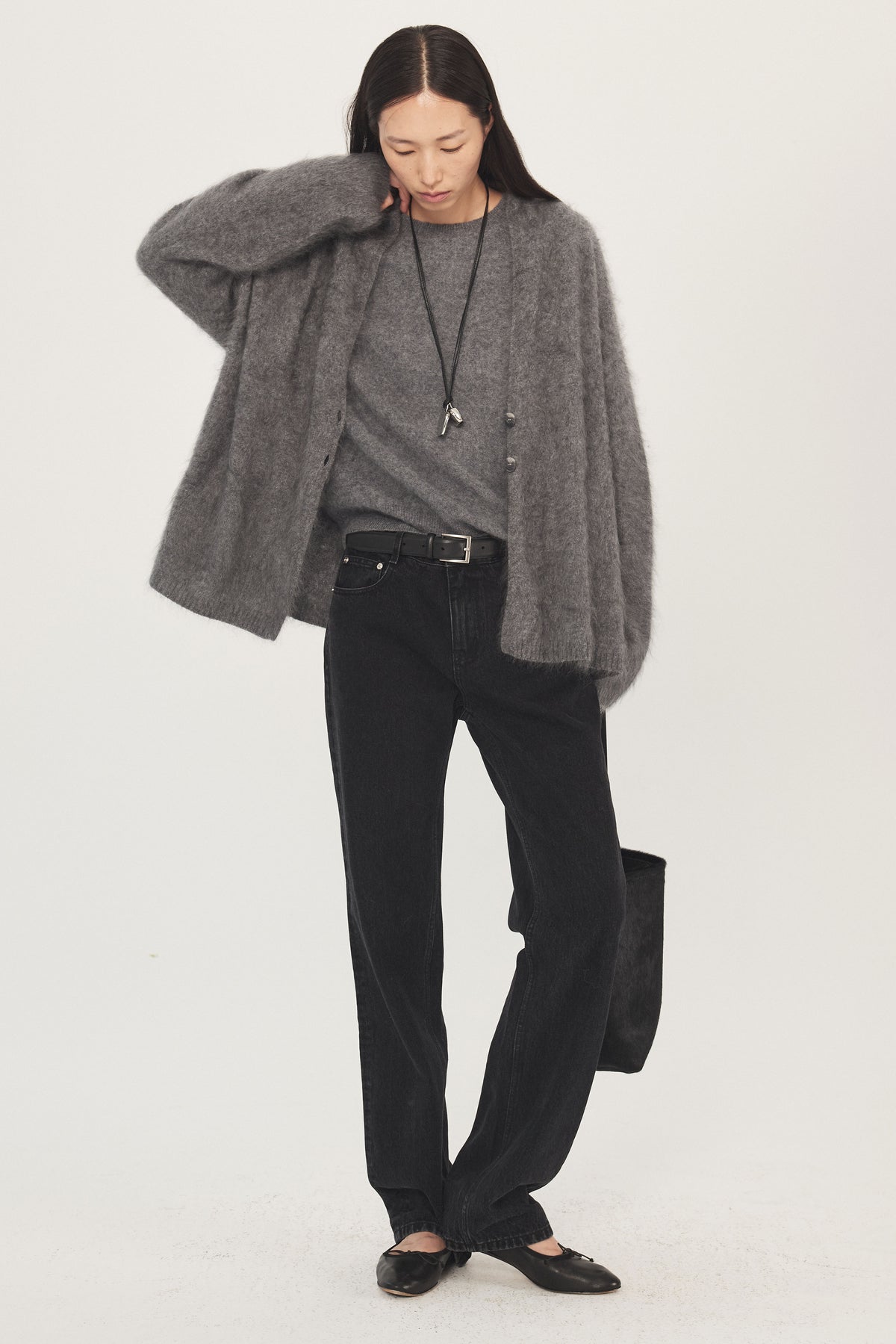 Soft Mist Wool Cardigan
