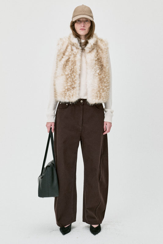 Como Winter Haze Faux-Fur Vest