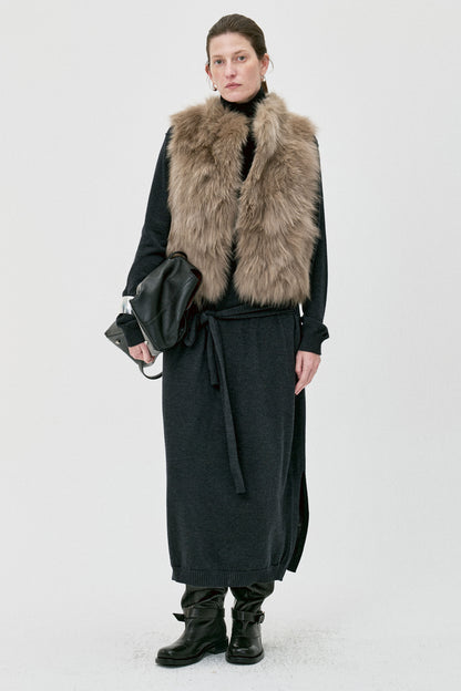 Wilderness Song Fox Fur Vest