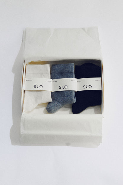The SLO Wool Socks Gift Set
