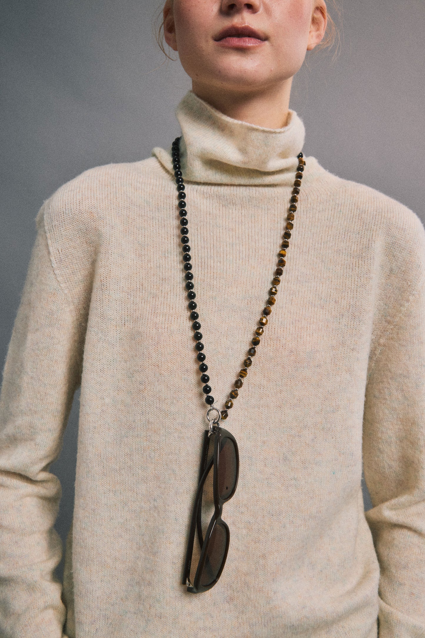 星耀虎眼石長项链